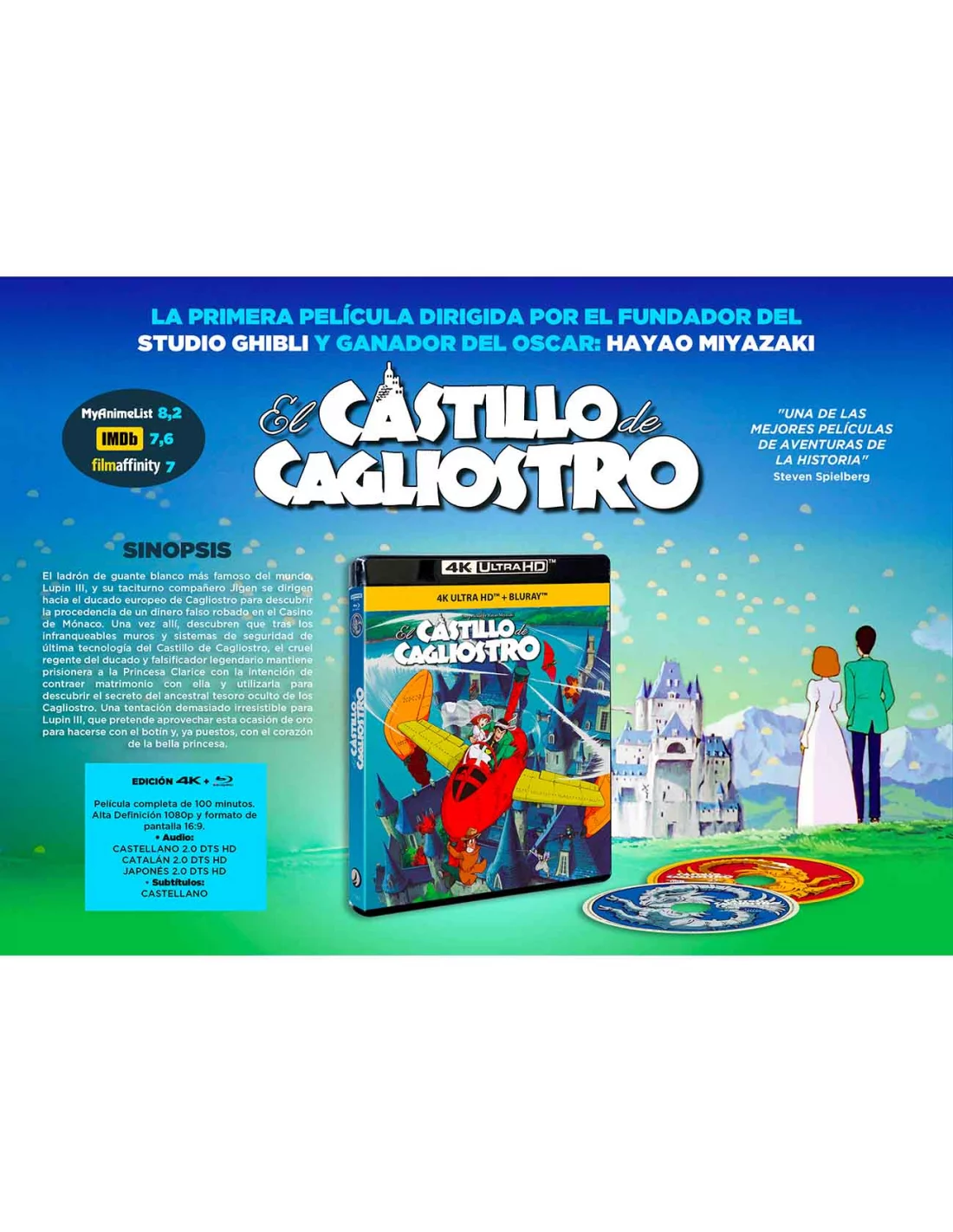 Cagliostro is coming to home video in Spain! (ENG + SPA) — Lupin